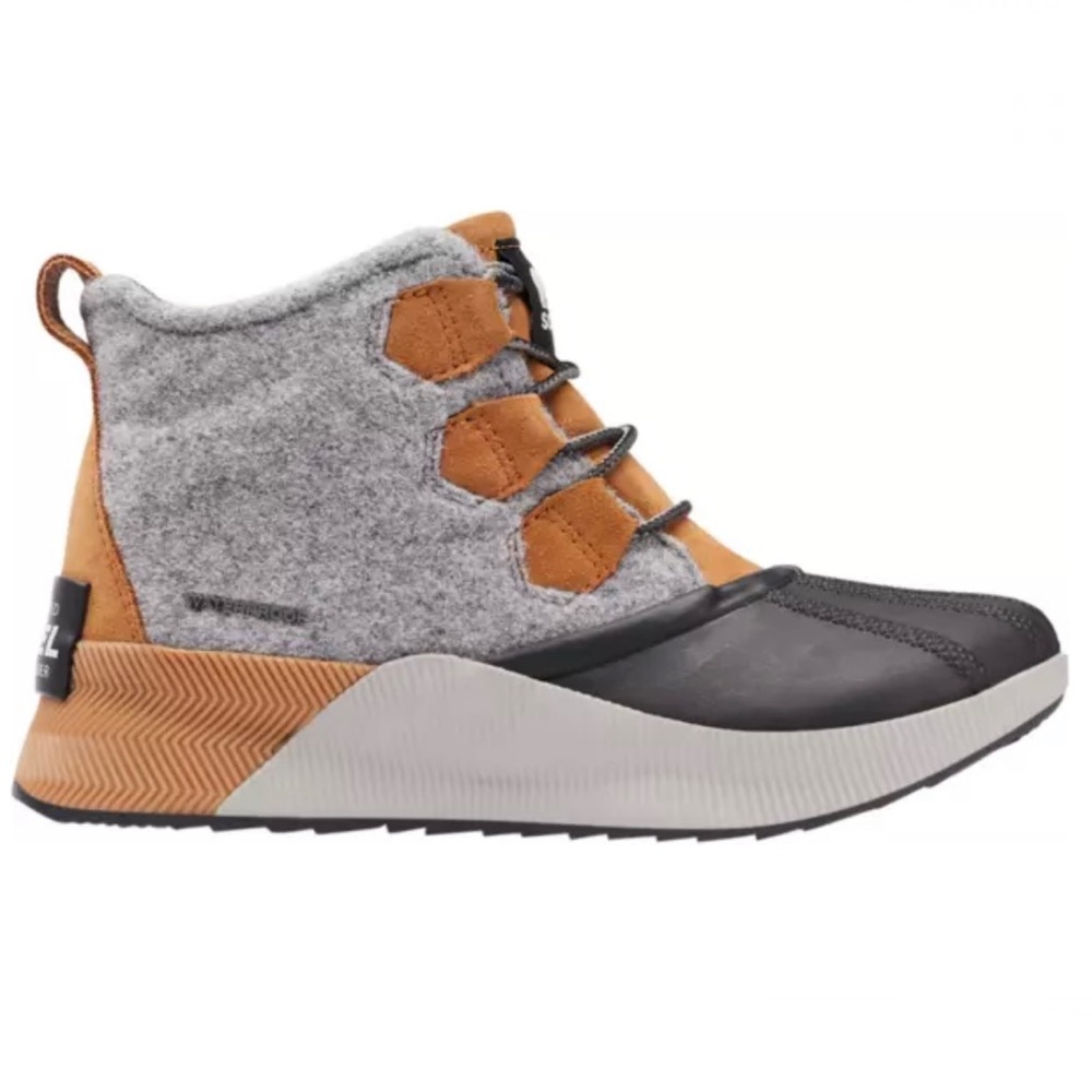 Sorel Gray and Tan Winter Boots